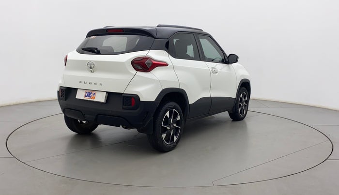 2022 Tata PUNCH CREATIVE AMT 1.2 RTN DUAL TONE, Petrol, Automatic, 18,456 km, Right Back Diagonal