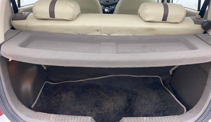 2012 Hyundai i10 SPORTZ 1.2 AT, Petrol, Automatic, 45,033 km, Boot Inside
