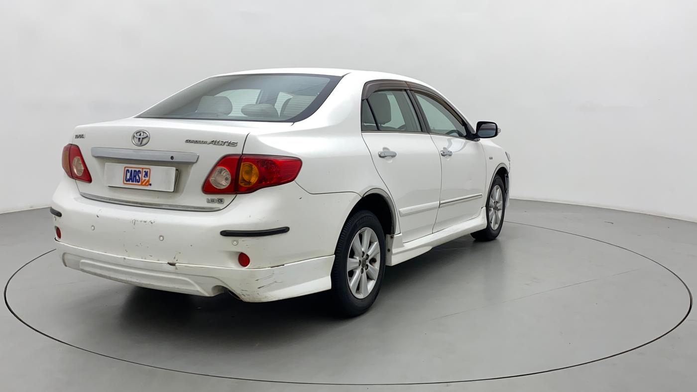 2011 Toyota Corolla Altis G PETROL, Petrol, Manual, 70,565 km, Right Back Diagonal