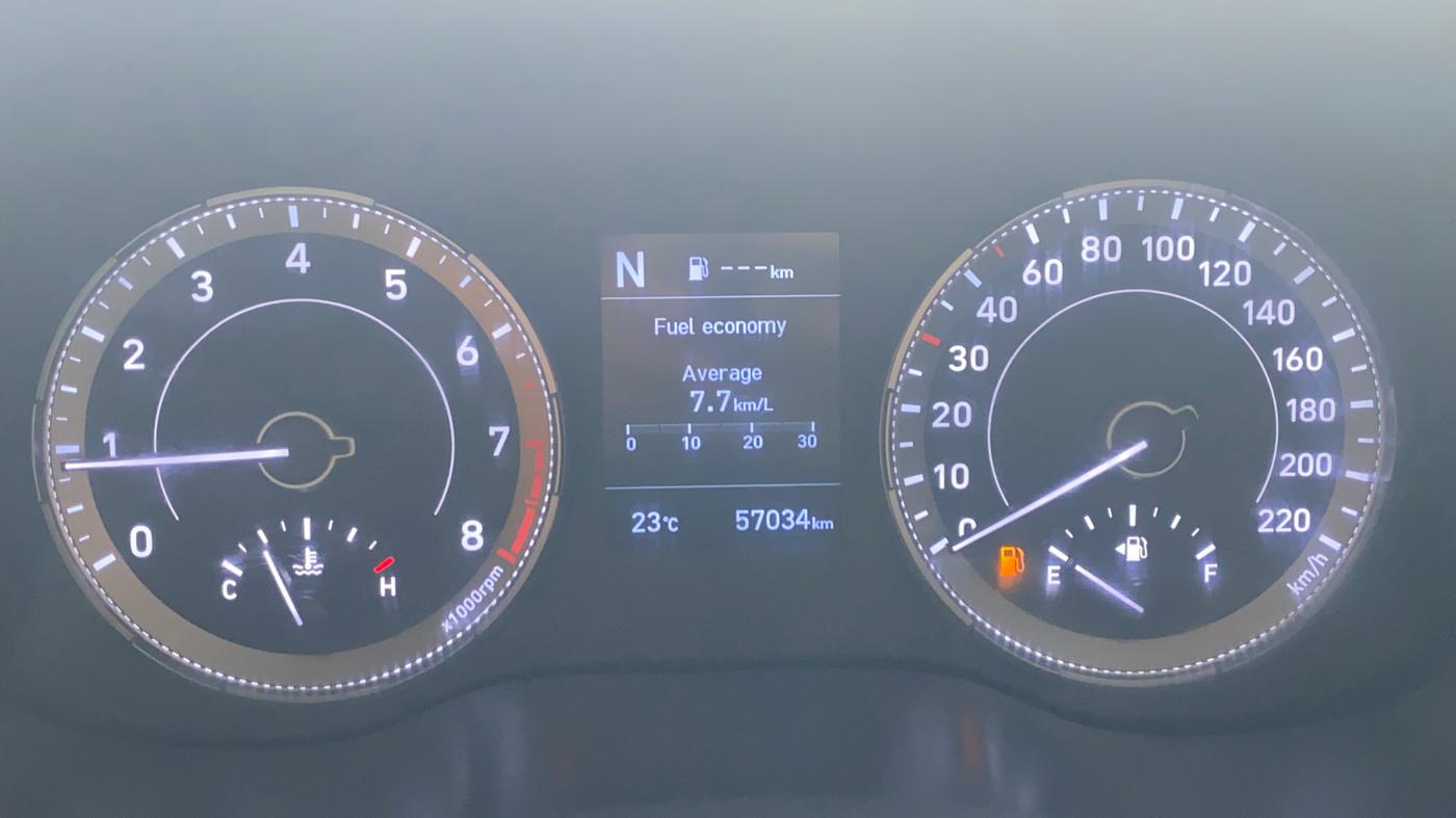 2021 Hyundai VENUE SX 1.0 TURBO IMT, Petrol, Manual, 56,943 km, Odometer Image