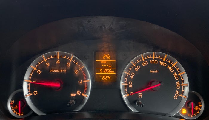 2016 Maruti Swift ZXI D, Petrol, Manual, 51,933 km, Odometer Image