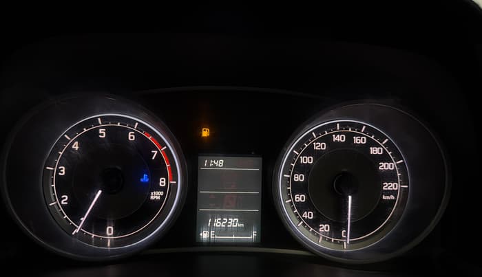 2017 Maruti Dzire VXI, Petrol, Manual, 1,16,245 km, Odometer Image