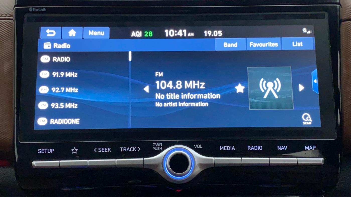 2021 Hyundai ALCAZAR PLATINUM 1.5 MT 7STR, Diesel, Manual, 23,155 km, Infotainment System