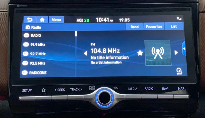 2021 Hyundai ALCAZAR PLATINUM 1.5 MT 7STR, Diesel, Manual, 23,155 km, Infotainment System