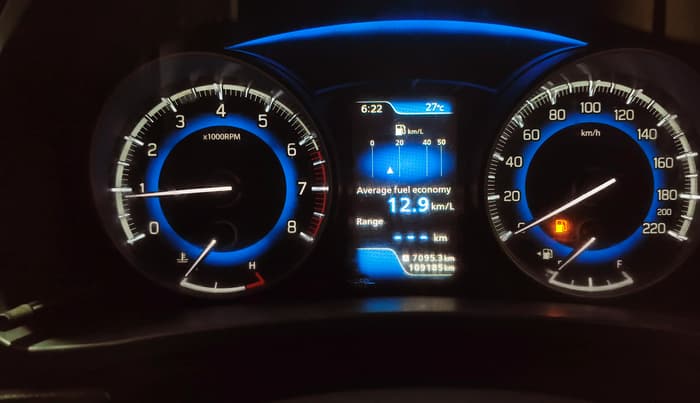 2019 Maruti Baleno ZETA PETROL 1.2, Petrol, Manual, 1,09,172 km, Odometer Image