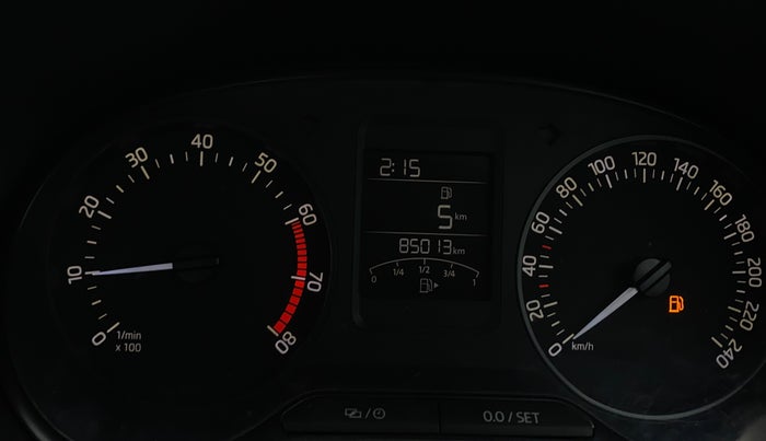 2020 Skoda Rapid STYLE TSI, Petrol, Manual, 85,009 km, Odometer Image