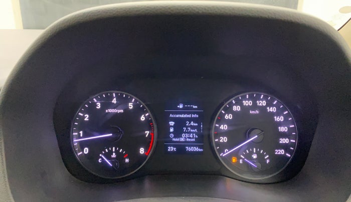 2018 Hyundai Verna 1.6 VTVT SX O, Petrol, Manual, 75,988 km, Odometer Image