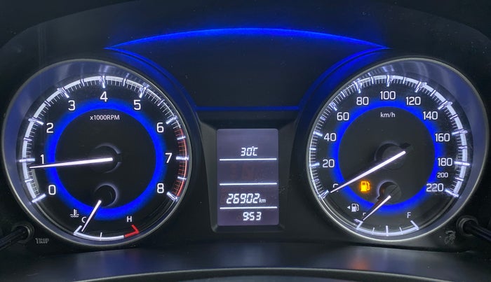 2017 Maruti Baleno DELTA PETROL 1.2, Petrol, Manual, 26,902 km, Odometer Image