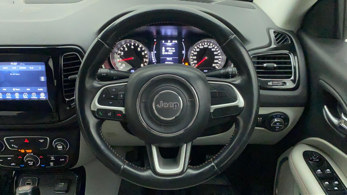 2018 Jeep Compass LIMITED (O) 1.4 PETROL AT, Petrol, Automatic, 82,809 km, Steering Wheel Close Up