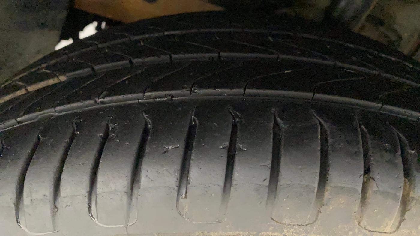 2018 Tata NEXON XZA PLUS DIESEL, Diesel, Automatic, 1,12,209 km, Left Front Tyre Tread