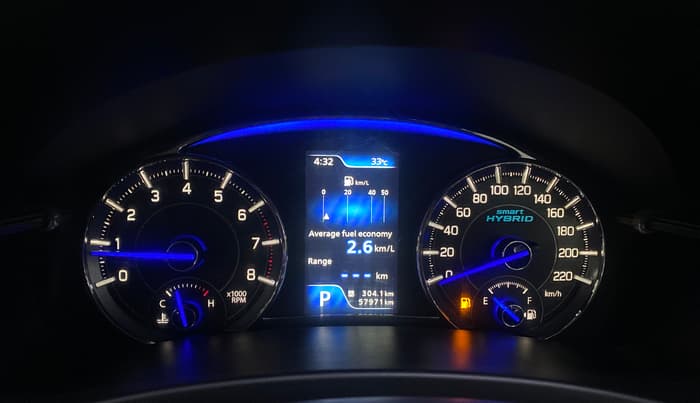 2019 Maruti Ciaz ALPHA  AT 1.5 SHVS PETROL, CNG, Automatic, 57,964 km, Odometer Image