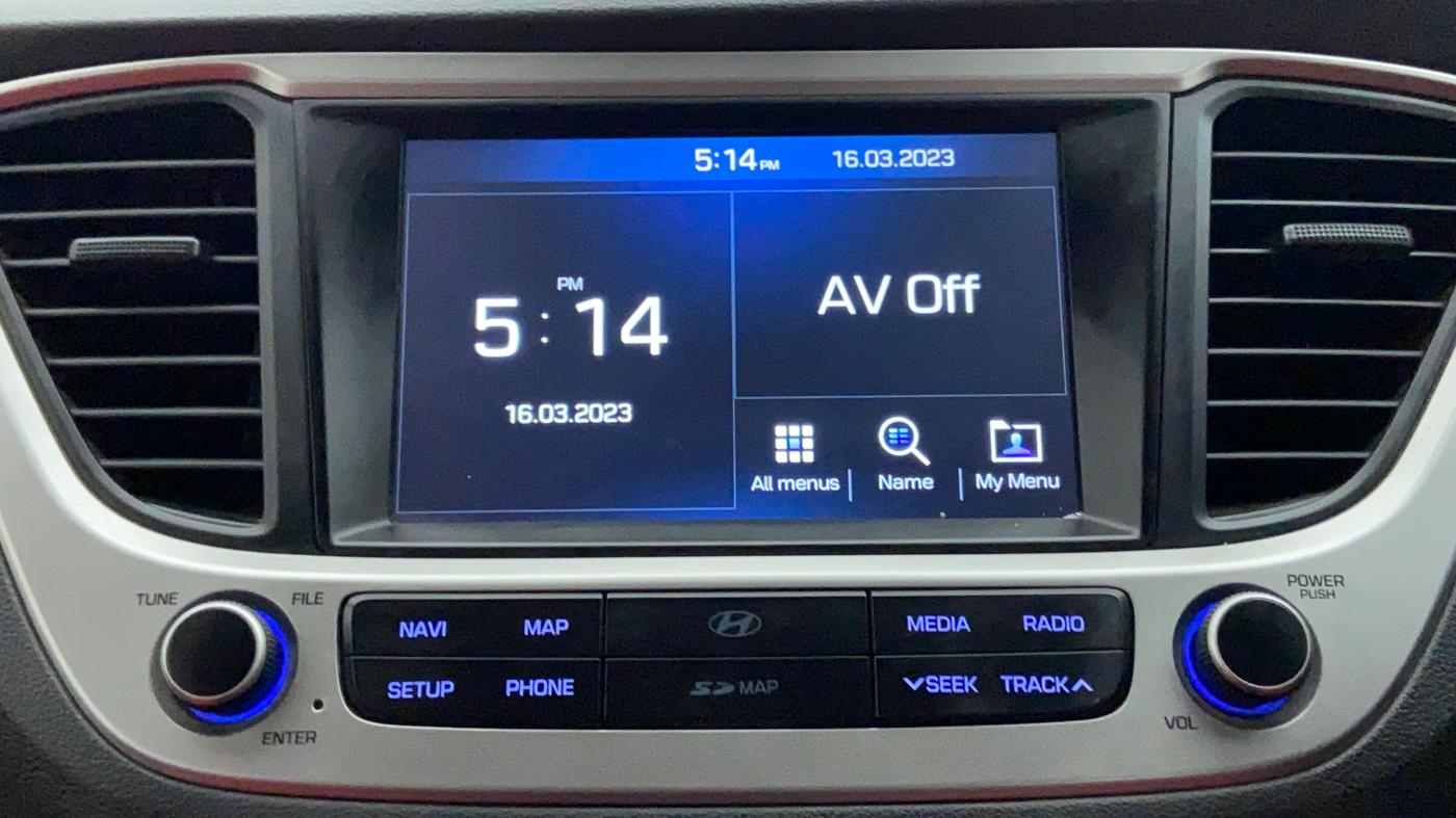 2018 Hyundai Verna 1.6 VTVT SX, Petrol, Manual, 42,093 km, Infotainment System