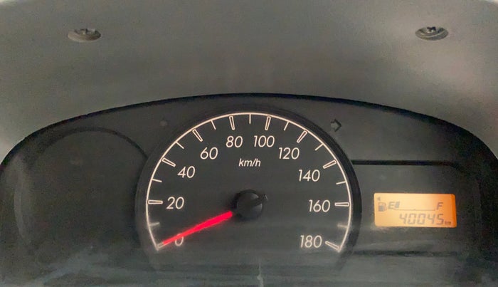 2012 Maruti Alto LXI, Petrol, Manual, 40,039 km, Odometer View
