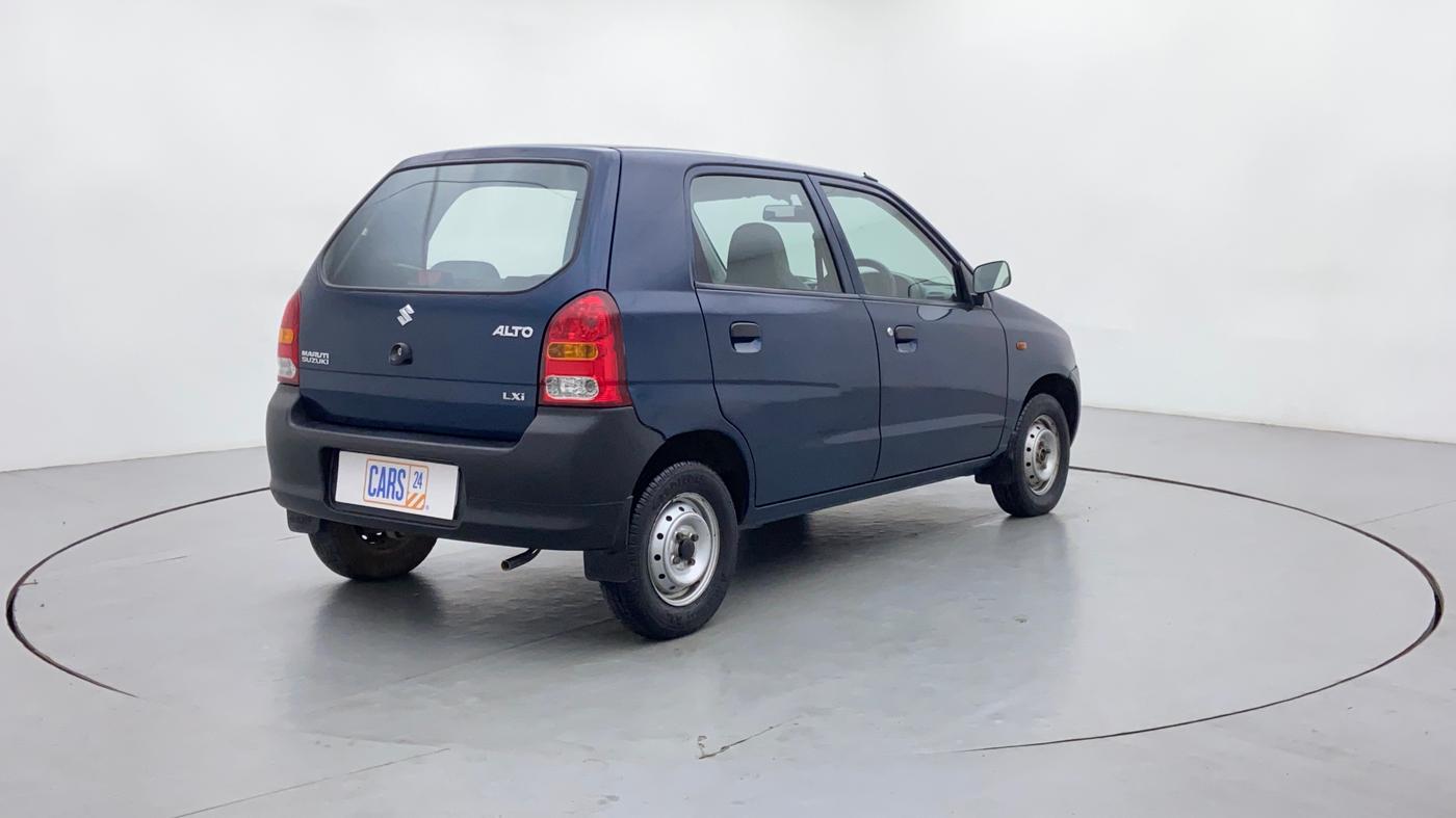 2012 Maruti Alto LXI, Petrol, Manual, 40,039 km, Right Back Diagonal (45- Degree) View