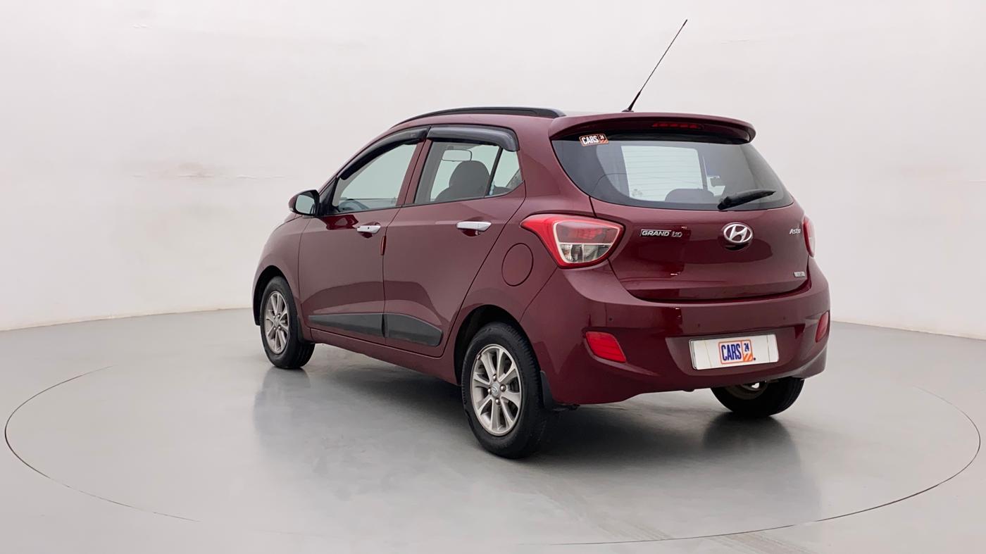 2016 Hyundai Grand i10 ASTA (O) 1.2 KAPPA VTVT, Petrol, Manual, 20,160 km, Left Back Diagonal