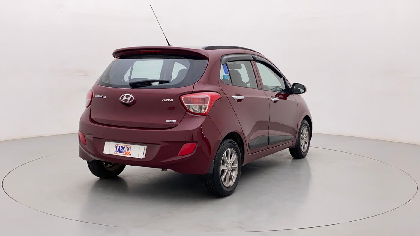 2016 Hyundai Grand i10 ASTA (O) 1.2 KAPPA VTVT, Petrol, Manual, 20,160 km, Right Back Diagonal