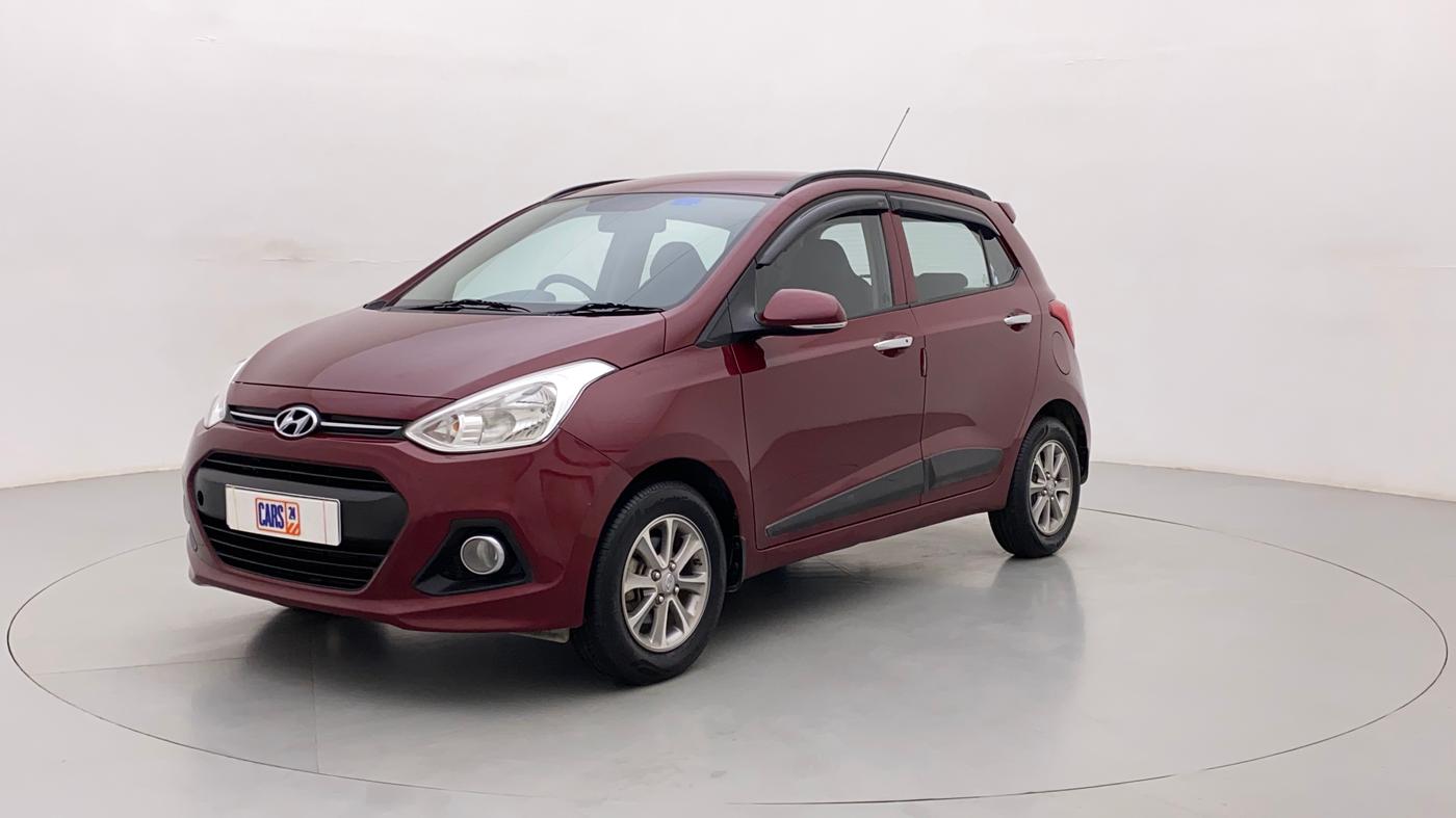 2016 Hyundai Grand i10 ASTA (O) 1.2 KAPPA VTVT, Petrol, Manual, 20,160 km, Left Front Diagonal