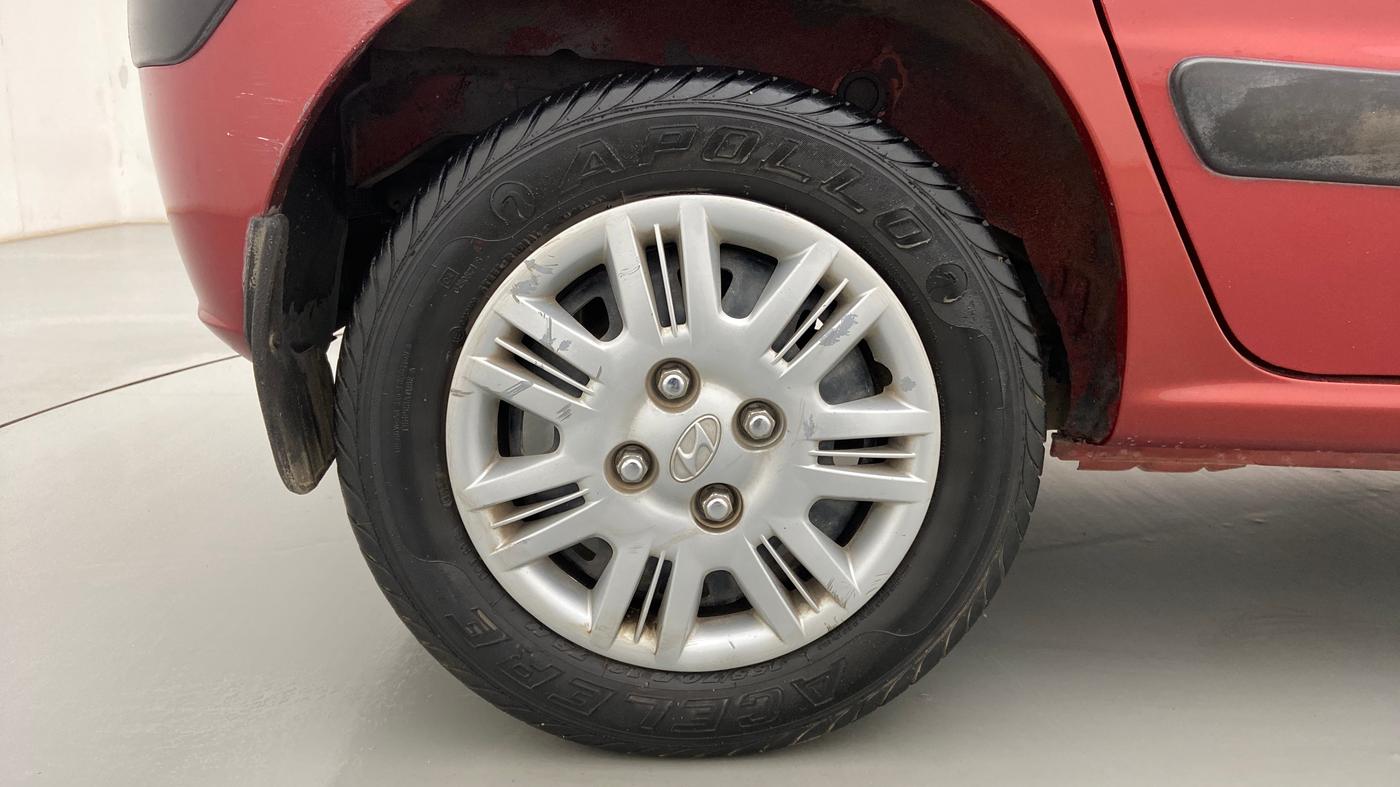2012 Hyundai Santro Xing GLS, Petrol, Manual, 45,549 km, Right Rear Wheel