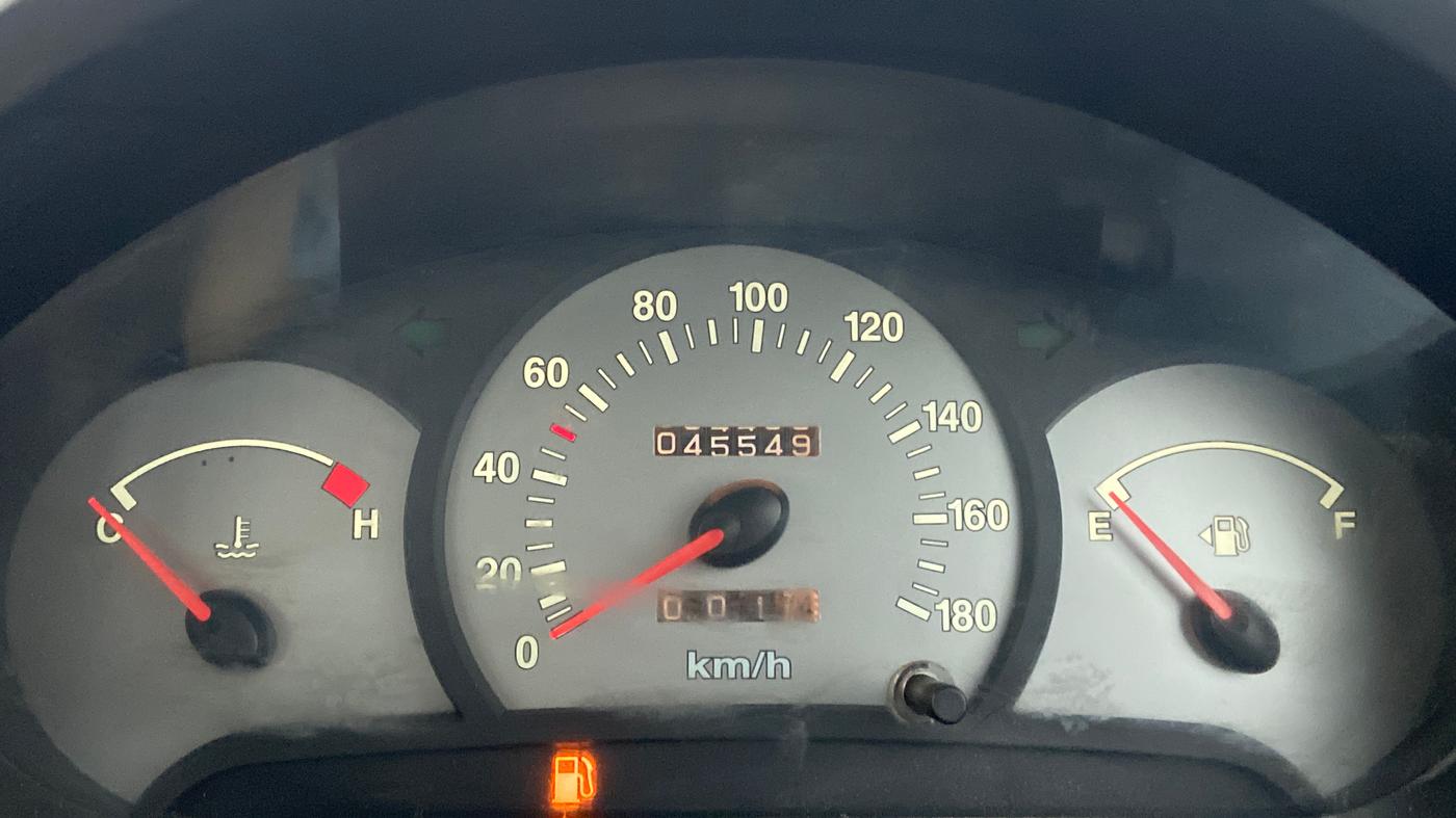 2012 Hyundai Santro Xing GLS, Petrol, Manual, 45,549 km, Odometer Image