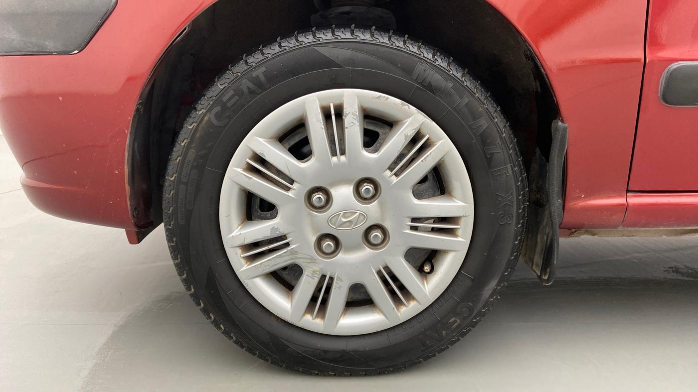 2012 Hyundai Santro Xing GLS, Petrol, Manual, 45,549 km, Left Front Wheel