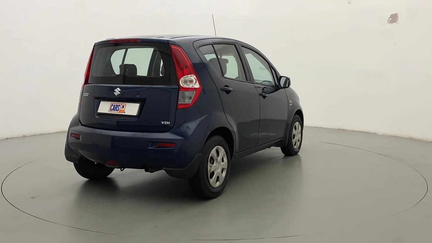 2011 Maruti Ritz VDI, Diesel, Manual, 60,841 km, Right Back Diagonal
