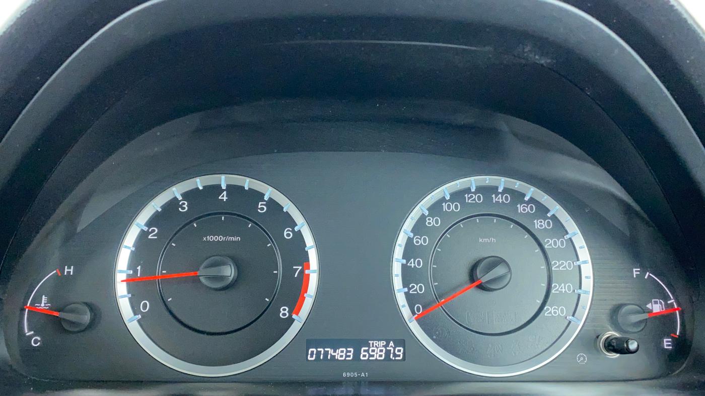 2011 Honda Accord 2.4L I-VTEC MT, Petrol, Manual, 77,475 km, Odometer Image