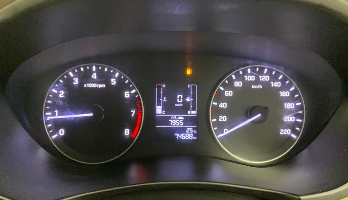 2017 Hyundai Elite i20 SPORTZ 1.2, Petrol, Manual, 74,650 km, Odometer Image