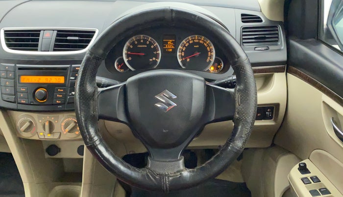 2013 Maruti Swift Dzire VXI, Petrol, Manual, 91,537 km, Steering Wheel Close Up