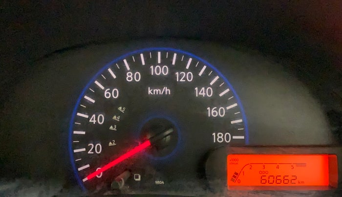 2016 Datsun Go Plus T, Petrol, Manual, 60,661 km, Odometer Image