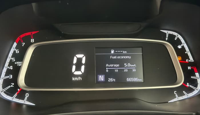 2021 KIA SONET HTX 1.0 IMT, Petrol, Manual, 66,581 km, Odometer Image