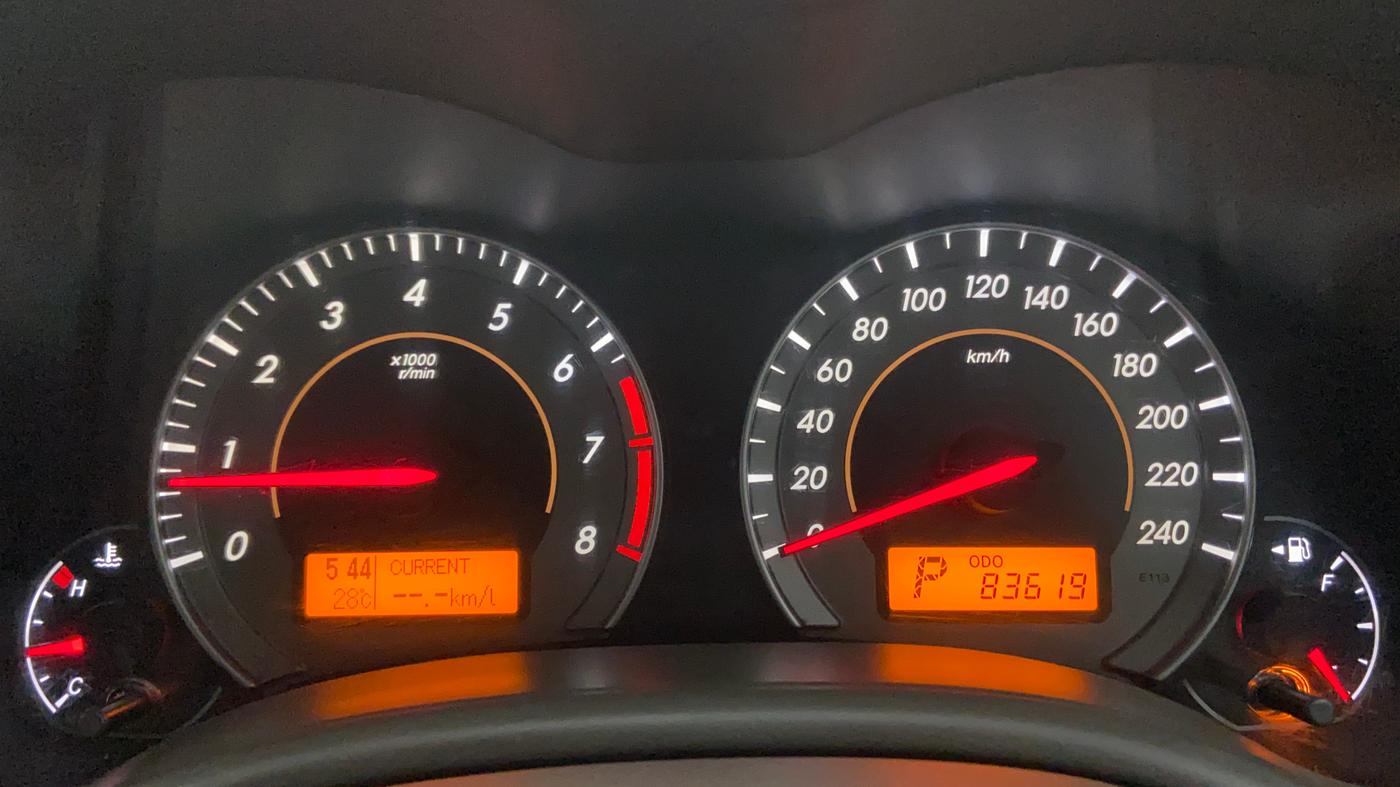 2011 Toyota Corolla Altis VL AT, Petrol, Automatic, 83,619 km, Odometer Image