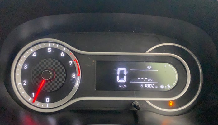 2020 Hyundai AURA SX 1.2 (O), Petrol, Manual, 61,882 km, Odometer Image