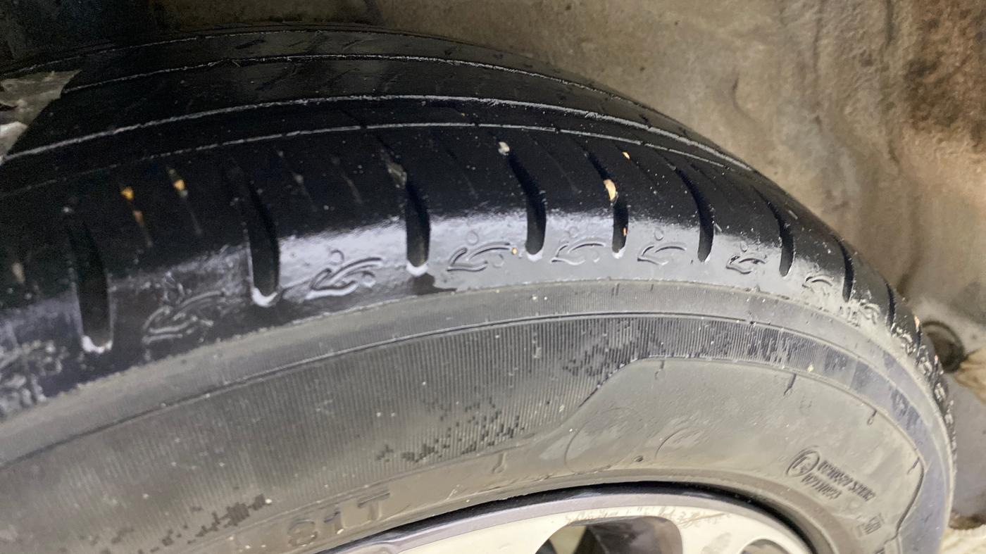 2023 Hyundai AURA SX 1.2, Petrol, Manual, 57,248 km, Right Rear Tyre Tread