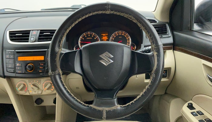 2014 Maruti Swift Dzire VXI, Petrol, Manual, 38,689 km, Steering Wheel Close Up
