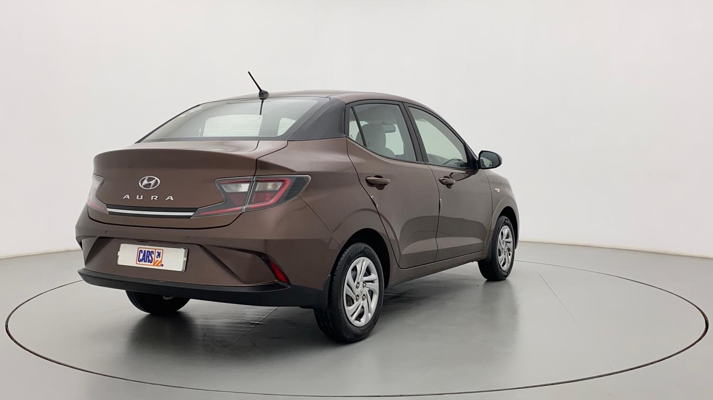 2022 Hyundai AURA S 1.2 CNG, CNG, Manual, 32,830 km, Right Back Diagonal