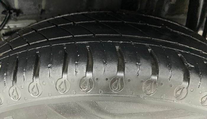 2021 Tata TIGOR 1.2 XMA RTN, Petrol, Automatic, 12,584 km, Left Rear Tyre Tread