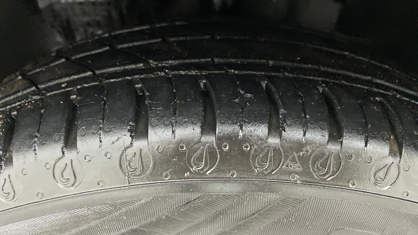 2021 Tata TIGOR 1.2 XMA RTN, Petrol, Automatic, 12,584 km, Left Front Tyre Tread