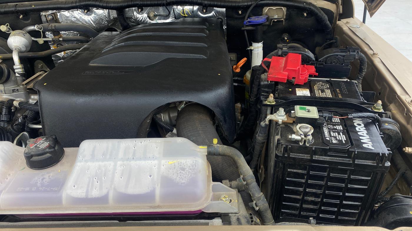 2024 Mahindra Thar LX PETROL HT 4WD AT, Petrol, Automatic, 4,777 km, Engine View - Left
