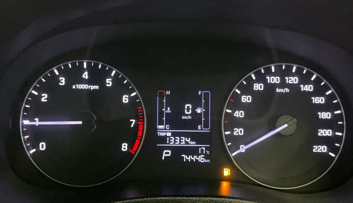 2018 Hyundai Creta SX AT 1.6 PETROL, Petrol, Automatic, 74,440 km, Odometer Image