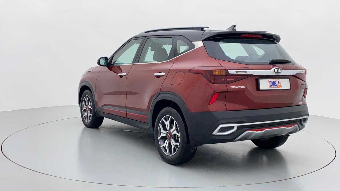 2019 KIA SELTOS GTX 1.4 GDI AT PETROL, Petrol, Automatic, 22,130 km, Left Back Diagonal