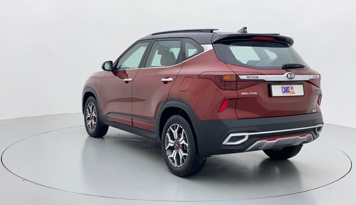 2019 KIA SELTOS GTX 1.4 GDI AT PETROL, Petrol, Automatic, 22,130 km, Left Back Diagonal