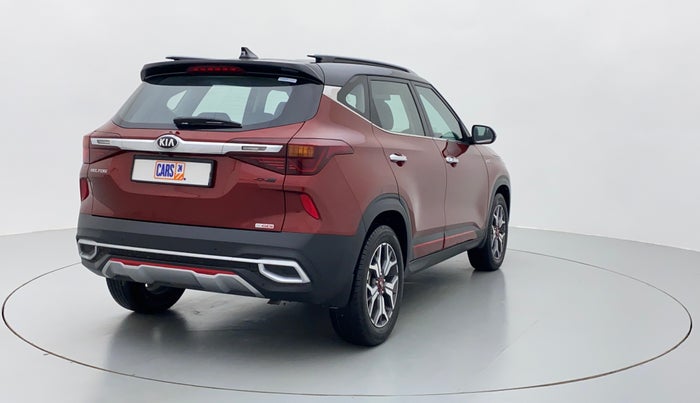 2019 KIA SELTOS GTX 1.4 GDI AT PETROL, Petrol, Automatic, 22,130 km, Right Back Diagonal