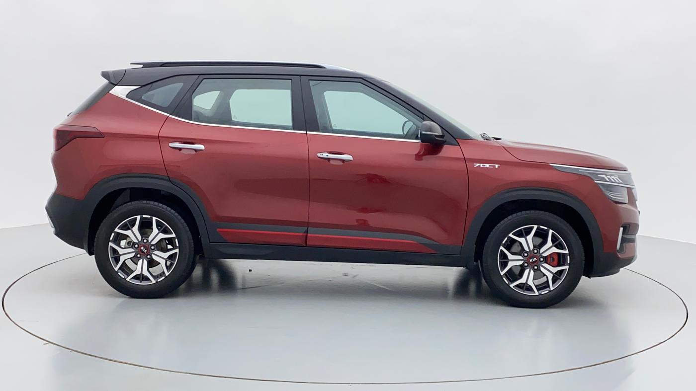 2019 KIA SELTOS GTX 1.4 GDI AT PETROL, Petrol, Automatic, 22,130 km, Right Side View