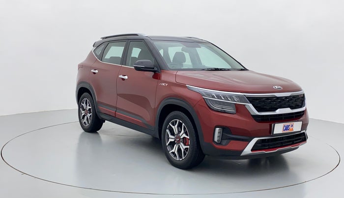 2019 KIA SELTOS GTX 1.4 GDI AT PETROL, Petrol, Automatic, 22,130 km, Right Front Diagonal