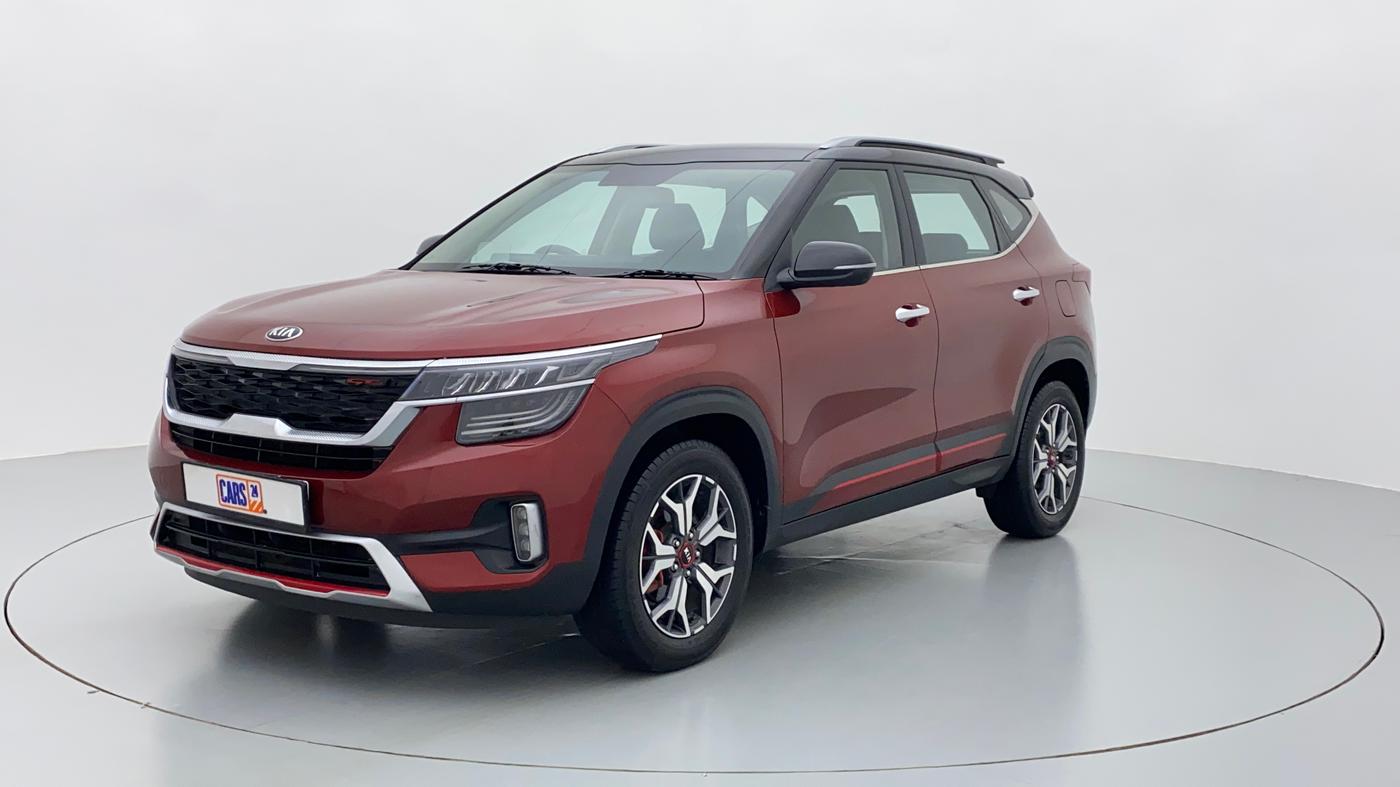 2019 KIA SELTOS GTX 1.4 GDI AT PETROL, Petrol, Automatic, 22,130 km, Left Front Diagonal