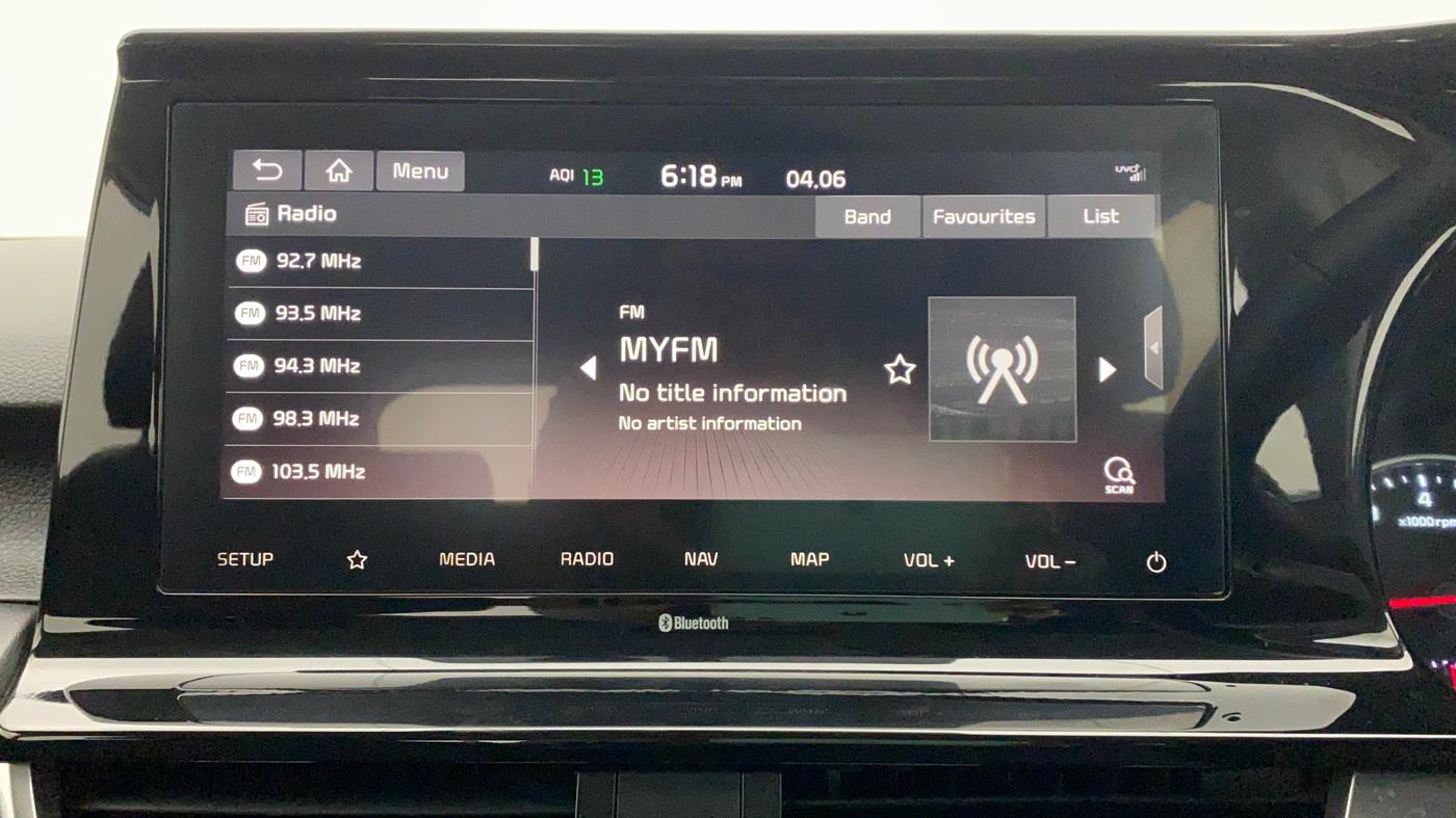 2019 KIA SELTOS GTX 1.4 GDI AT PETROL, Petrol, Automatic, 22,130 km, Infotainment System