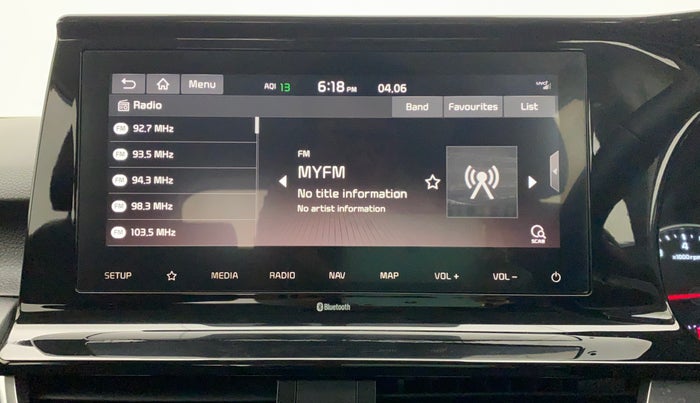 2019 KIA SELTOS GTX 1.4 GDI AT PETROL, Petrol, Automatic, 22,130 km, Infotainment System