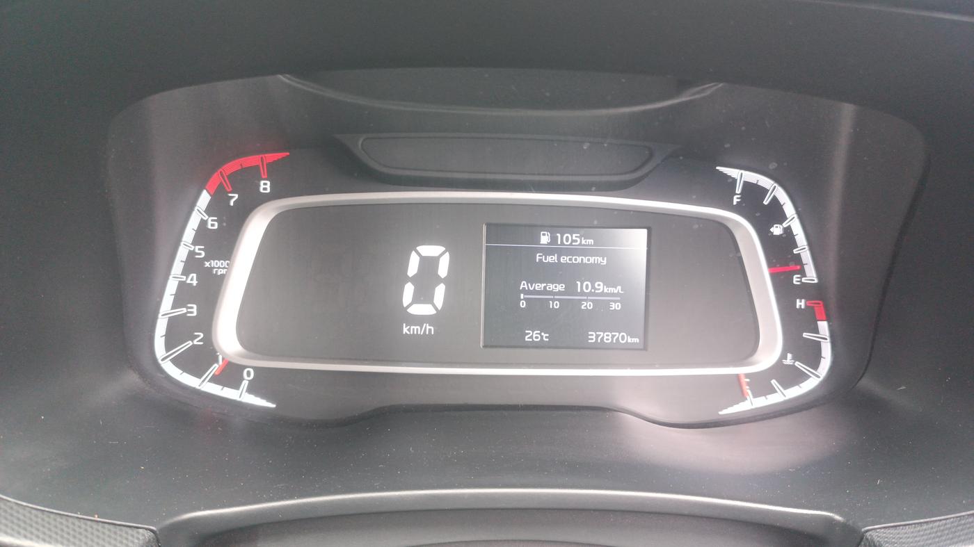 2021 KIA SONET HTK PLUS 1.2, Petrol, Manual, 37,870 km, Odometer Image