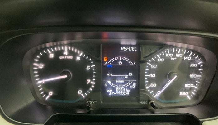 2023 Tata PUNCH PURE MT, Petrol, Manual, 69,618 km, Odometer Image