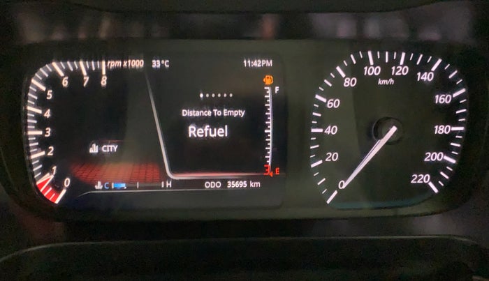 2020 Tata ALTROZ XZ PETROL, Petrol, Manual, 35,695 km, Odometer Image